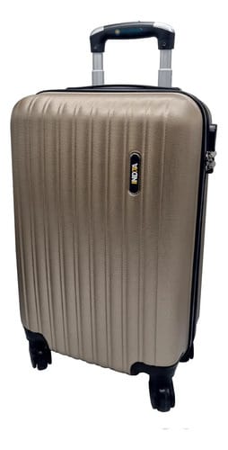Valija De Viaje Indra Rígida 55x34,5x23 Cm Color Champagne