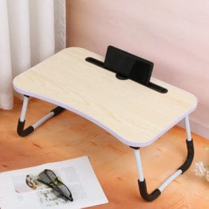 Mesa Bandeja Apoyo Cama Desayuno Picnic Plegable Porta Vaso
