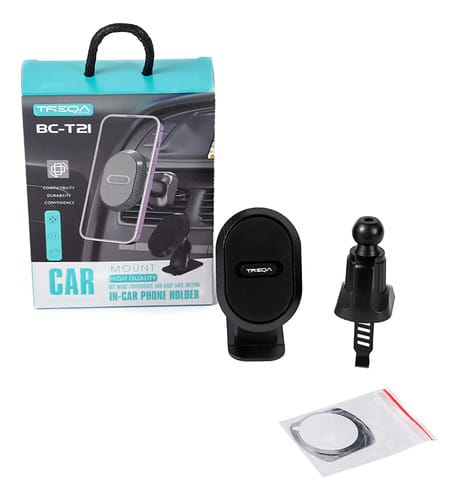 Soporte De Celular De Auto Treqa Bc-t21 Rejilla O Tablero - Imagen 8