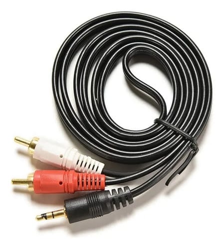 Cable Audio Jack Spica 3.5mm Estéreo A 2 Rca Macho 3 Mts - Imagen 3