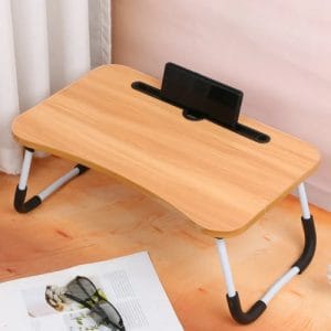 Mesa Bandeja Apoyo Cama Desayuno Picnic Plegable Porta Vaso