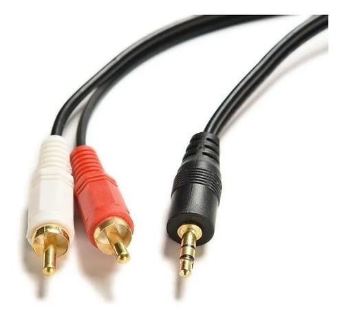 Cable Audio Jack Spica 3.5mm Estéreo A 2 Rca Macho 3 Mts - Imagen 6