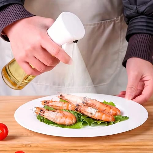 Aceitero Spray Con Pulverizador De Aceite O Vinagre 200 Ml - Imagen 3