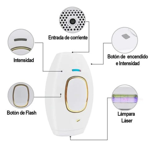 Depiladora Luz Pulsada Laser Definitiva Ipl Sin Dolor 5 Niv - Imagen 9
