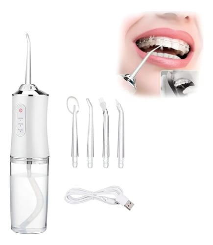 Irrigador Bucal Inalámbrico Limpiador Oral Dental Brackets - Imagen 9