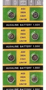 Pilas Alcalinas Ag-3 Blister De 10 Unidades 1,55 V Reloj