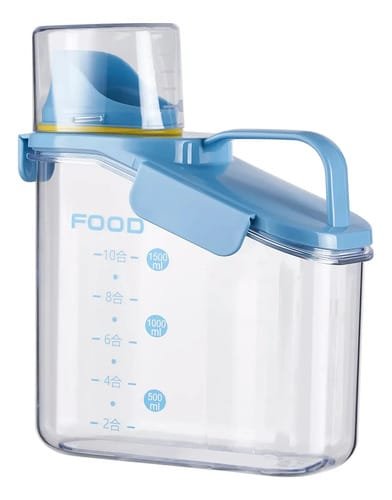 Contenedor Hermetico Vertedor 1600ml Cocina Cereales Arroz - Imagen 7
