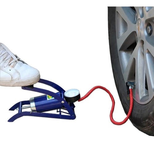 Inflador De Pie Con Tanque Multiusos Pelotas Bicicletas Moto - Imagen 8