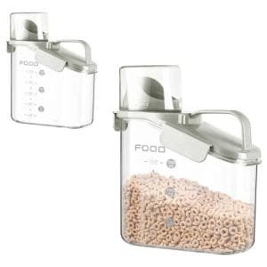 Contenedor Hermetico Vertedor 1600ml Cocina Cereales Arroz