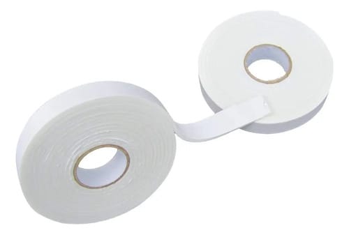Cinta Adhesiva Doble Faz Blanca 2,5 M Largo 1,8 Cm Ancho - Imagen 6