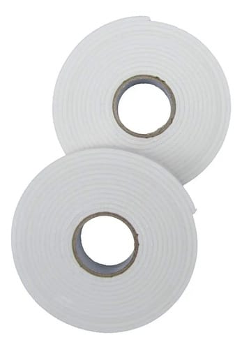 Cinta Adhesiva Doble Faz Blanca 2,5 M Largo 1,8 Cm Ancho - Imagen 8