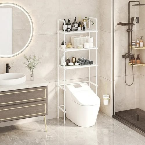 Estante Organizador Baño Metal 3 Niveles Sobre Inodoro - Imagen 10