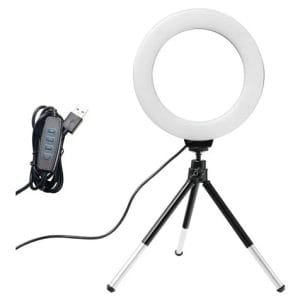 Aro Luz Led Con Tripode Selfie Anillo 15 Cm Soporte Celular