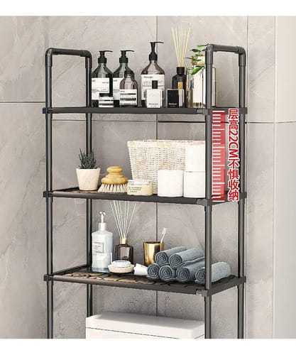 Estante Organizador Baño Metal 3 Niveles Sobre Inodoro - Imagen 9