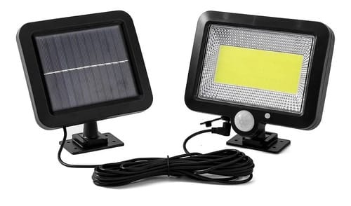 Foco Lámpara Solar Luz Led 100w Sensor De Movimiento - Imagen 7