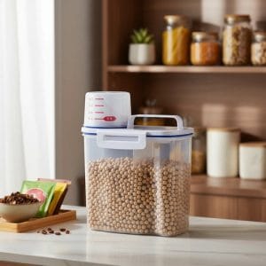 Contenedor De Alimentos Granos 1,5 L Hermético Y Práctico