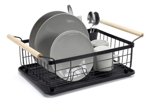 Escurridor Vajilla Con Agarre Y Bandeja Secador De Platos - Imagen 8