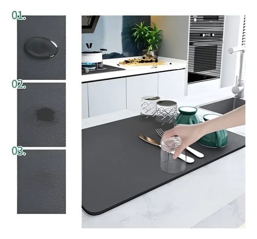 Esterilla Pad Super Absorbente Escurridor Mesada 50x60 Cm - Imagen 7