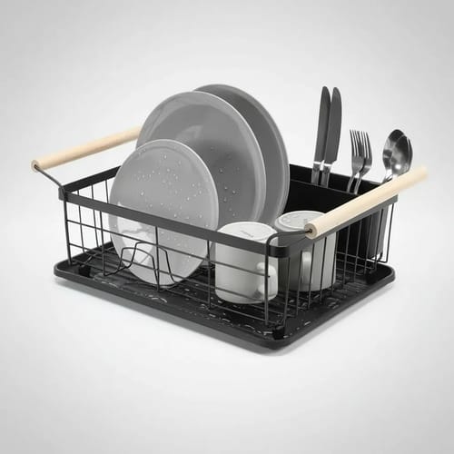 Escurridor Vajilla Con Agarre Y Bandeja Secador De Platos - Imagen 12