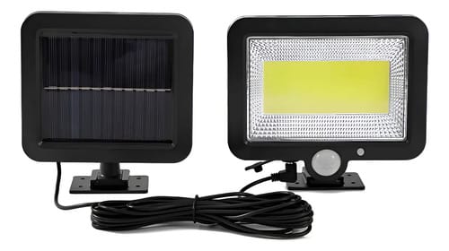 Foco Lámpara Solar Luz Led 100w Sensor De Movimiento