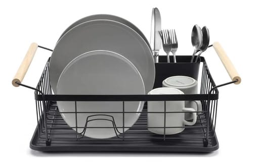 Escurridor Vajilla Con Agarre Y Bandeja Secador De Platos - Imagen 4