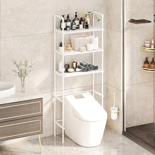 Estante Organizador Baño Metal 3 Niveles Sobre Inodoro