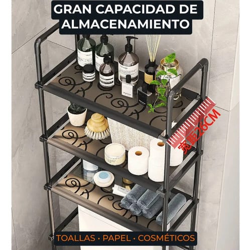 Estante Organizador Baño Metal 3 Niveles Sobre Inodoro - Imagen 3
