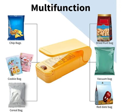 Mini Sellador Eléctrico Portátil De Bolsas Para La Comida - Imagen 5