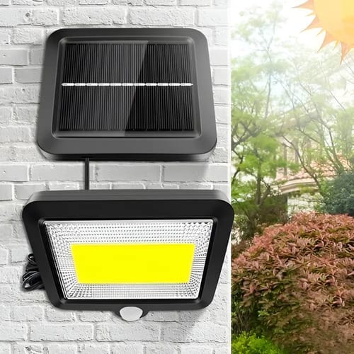 Foco Lámpara Solar Luz Led 100w Sensor De Movimiento - Imagen 3