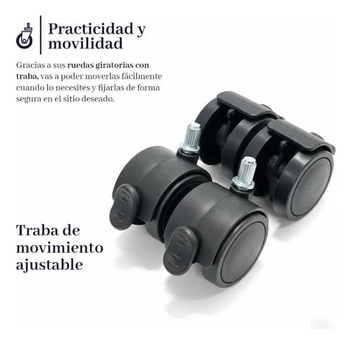 Carro Organizador Metalico 5 Estantes Cuadrados Con Ruedas - Imagen 4