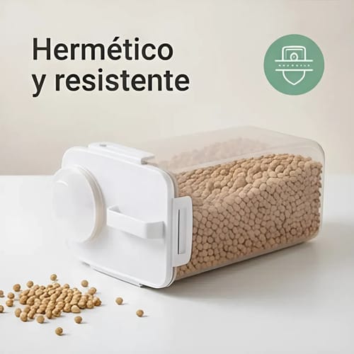 Contenedor De Alimentos Granos 2,5 L Hermético Y Resistente - Imagen 8