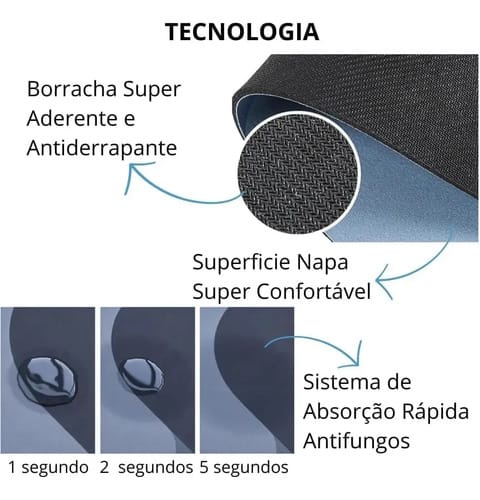 Alfombra Para Baño Ultra Absorbente Antideslizante Ovalada - Imagen 6