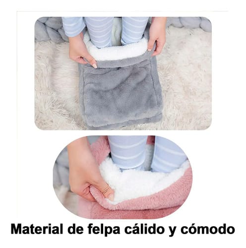 Calienta Pies Eléctrico Usb 5v Cómodo Y Versátil Felpa - Imagen 6
