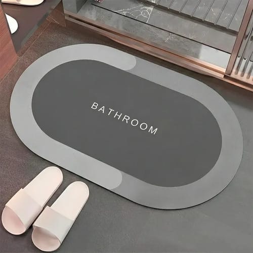 Alfombra Super Absorbente Baño 40x60 Cm Antideslizante - Imagen 5