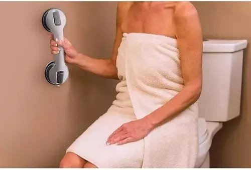 Agarradera Para Ducha Con 2 Ventosas Montaje Sencillo 100kg - Imagen 2