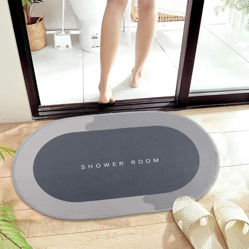 Alfombra Super Absorbente Baño 40x60 Cm Antideslizante - Imagen 7
