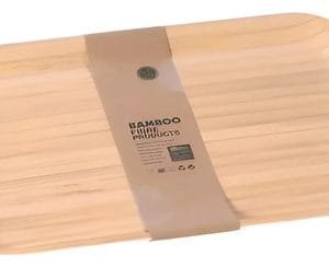 Bandeja Madera Bambu 38,5x27 Cm Mediana Rectangular Melamina