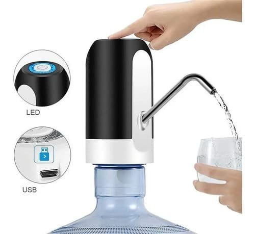 Dispensador Eléctrico Automático De Agua Para Bidón De Agua Negro - Imagen 2