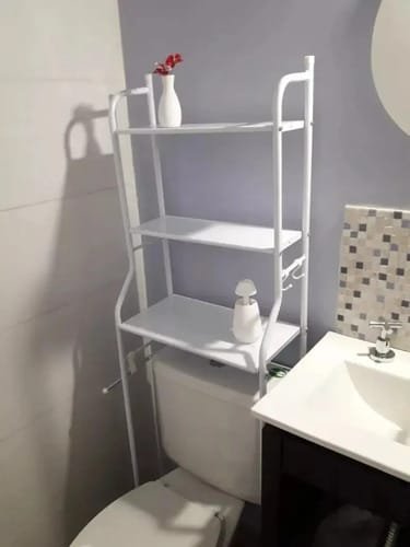 Mueble organizador de baño Grober Baño de metal - 47cm x 1.6m x 25cm - Imagen 8