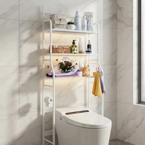 Mueble organizador de baño Grober Baño de metal - 47cm x 1.6m x 25cm - Imagen 3