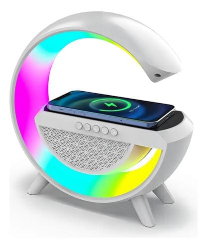 Parlante Genérica BT-2301 portátil con bluetooth blanco - Imagen 6
