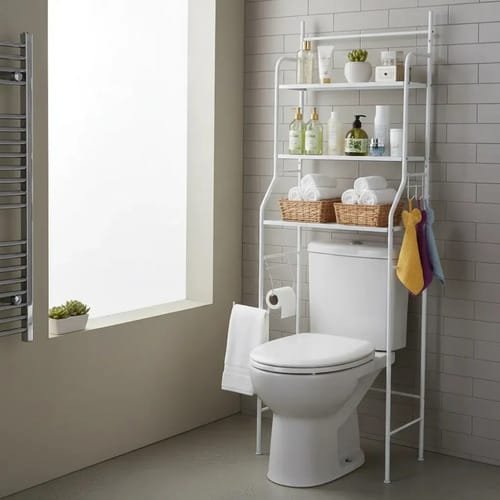 Mueble organizador de baño Grober Baño de metal - 47cm x 1.6m x 25cm - Imagen 2