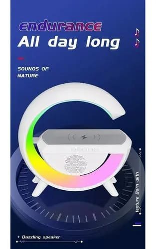 Parlante Genérica BT-2301 portátil con bluetooth blanco - Imagen 2