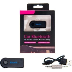 Adaptador Bluetooth Para Auto Entrada 3,5 Mm Alcance 10 M