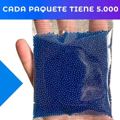 Hidrogel Bolitas Bolsa De 5000 No Tóxico Y Seguro Multiusos - Imagen 6
