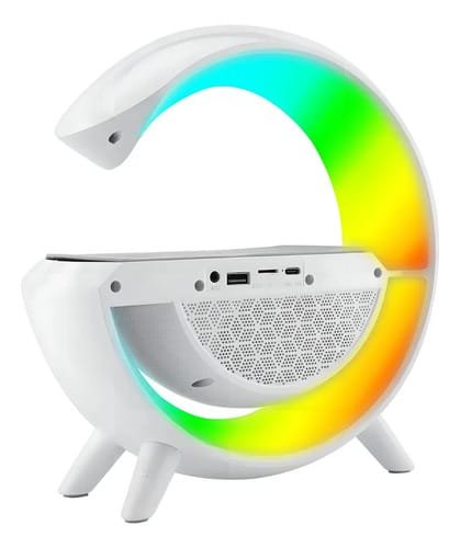 Parlante Genérica BT-2301 portátil con bluetooth blanco - Imagen 9