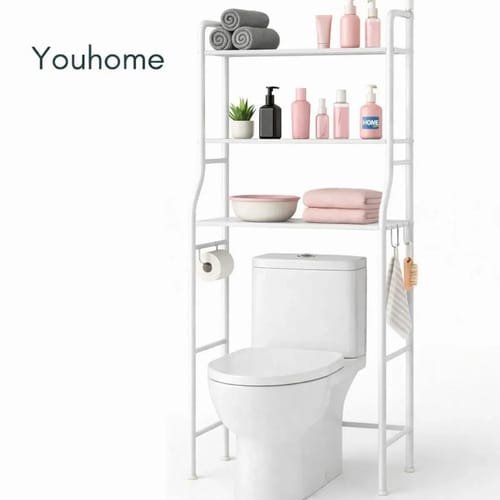 Mueble organizador de baño Youhome 251102 de metal - 50cm x 1.55m x 25cm - Imagen 8