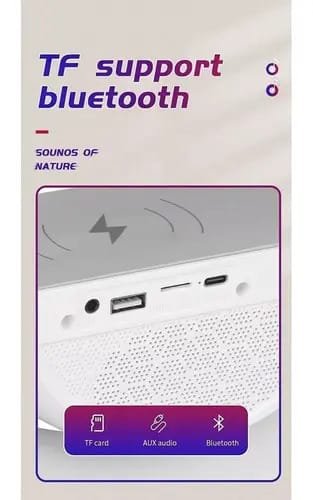 Parlante Genérica BT-2301 portátil con bluetooth blanco - Imagen 3