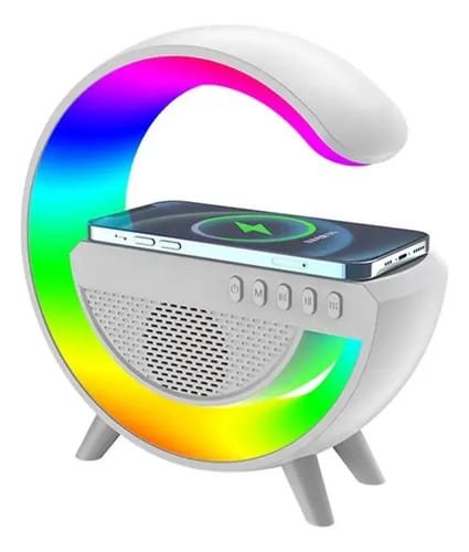 Parlante Genérica BT-2301 portátil con bluetooth blanco - Imagen 8