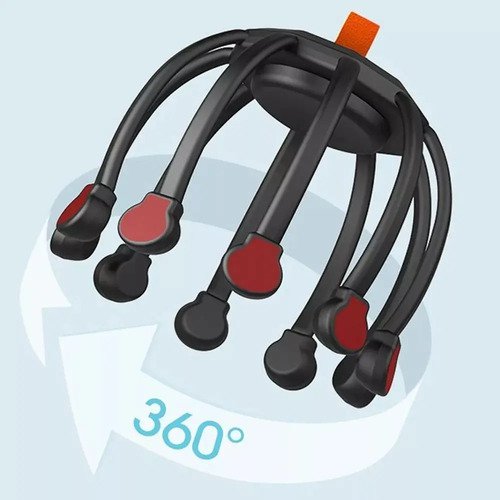 Masajeador Portatil Recargable Usb Capilar Cuero Cabelludo - Imagen 3